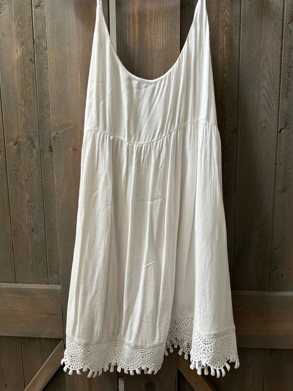 Lulu's White Lace Dress Large - Picture 8 of 11
